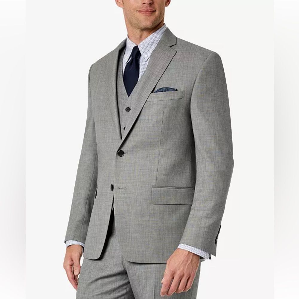 Ralph Lauren Classic Fit Suit Jacket in Light Grey, NWT, Size 40 Short - Picture 10 of 10
